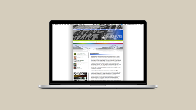 Faculty of Arts & Design – Web Design (University)