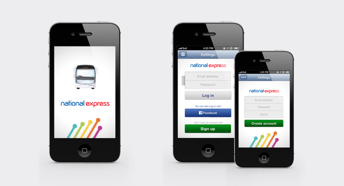 National Express Coach iOS App 1