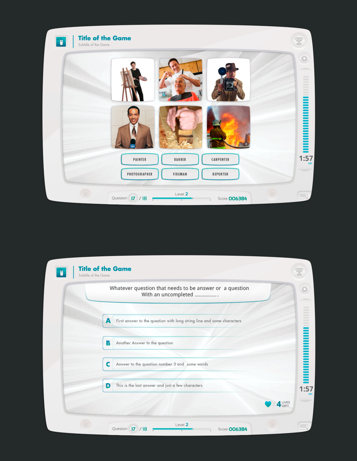 Kaplan English Interactive Game 3