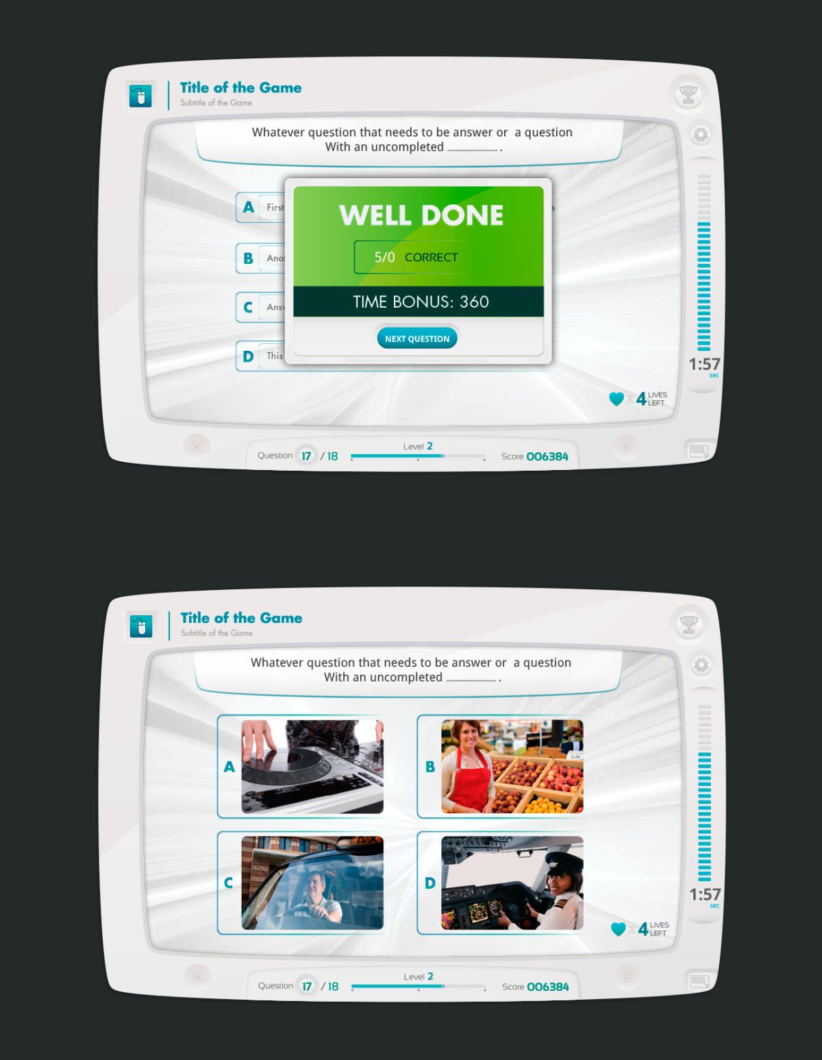 Kaplan English Interactive Game 4