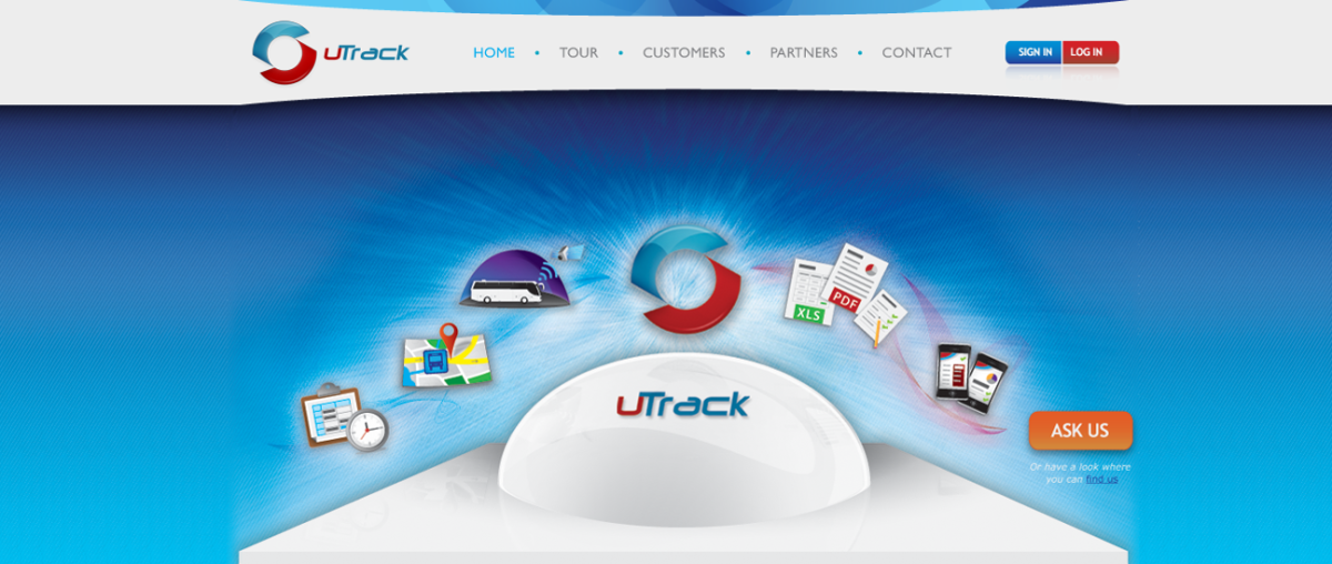 uTrack Web Template 1