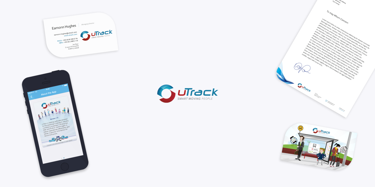 uTrack Logo Retouch & brand Design 8